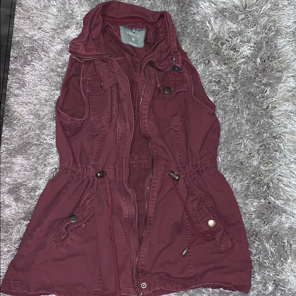 Maroon Vest